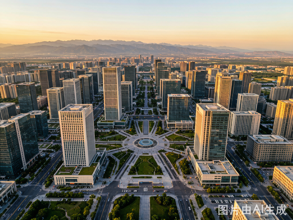 锦业路CBD全景俯瞰